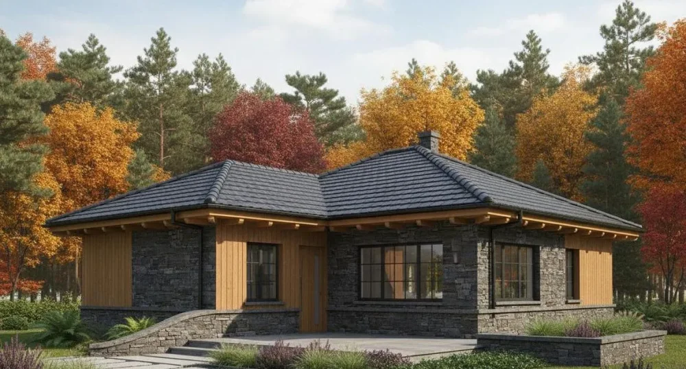 Проект Одноэтажный дом 10 на 16, 103 м2