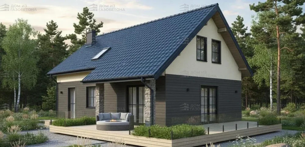 Проект Двухэтажный дом 11 на 10, 119 м2