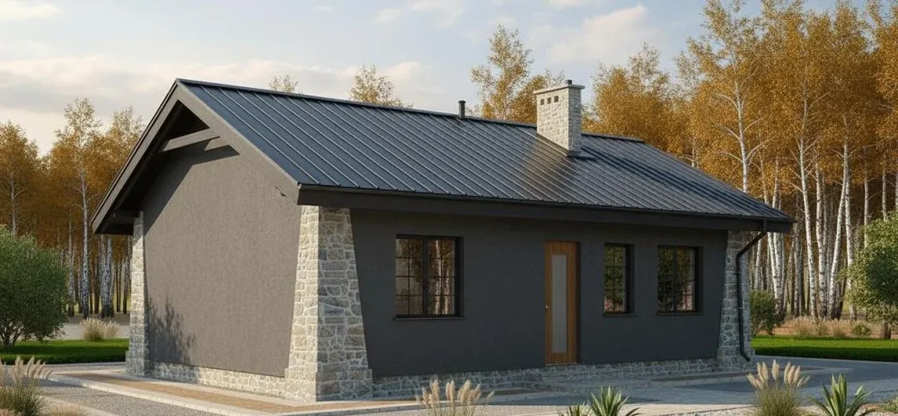 Проект Одноэтажный дом 11 на 9, 85 м2