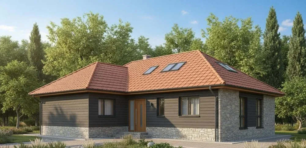 Проект Двухэтажный дом 13 на 19, 208 м2