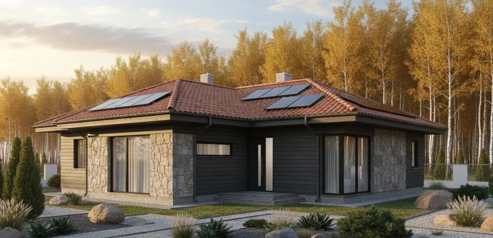 Проект Одноэтажный дом 14 на 11, 120 м2