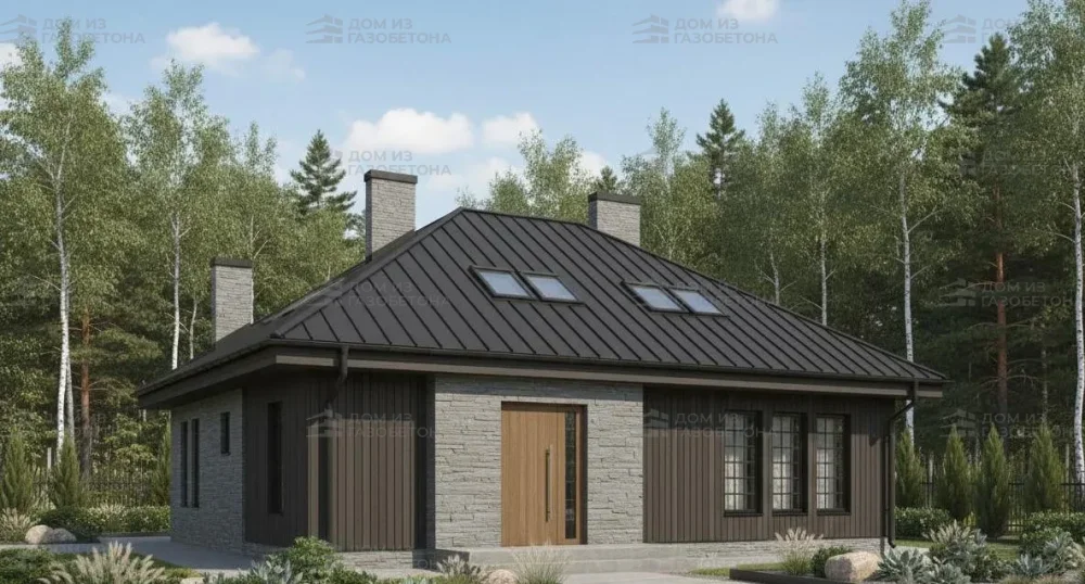 Проект Двухэтажный дом 16 на 11, 161 м2