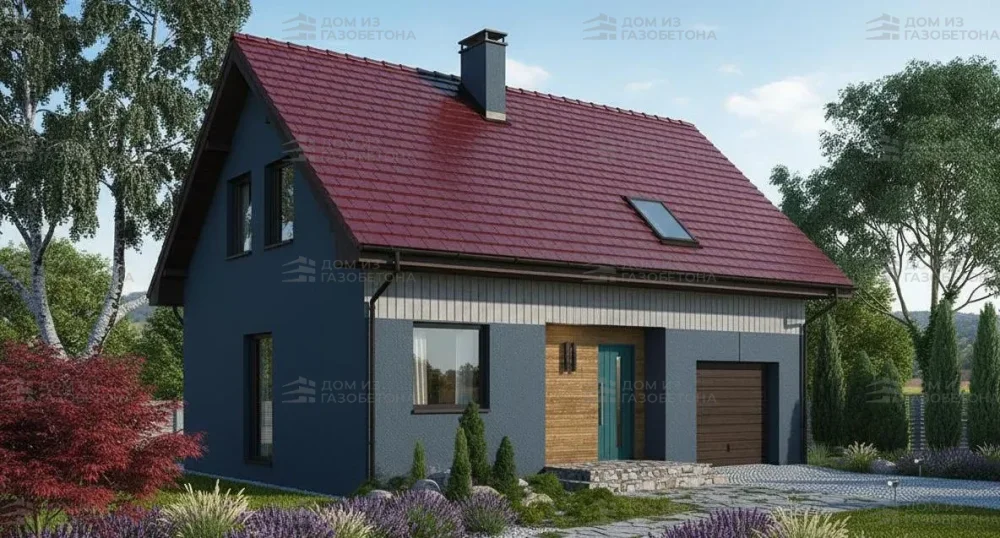 Проект Двухэтажный дом 9 на 10, 120 м2