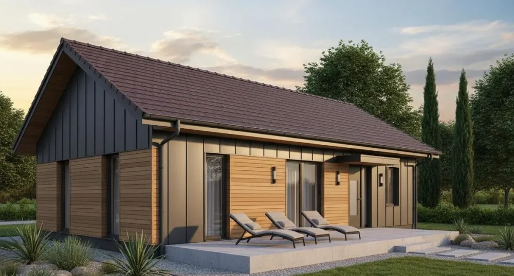 Проект Одноэтажный дом 8 на 11, 77 м2