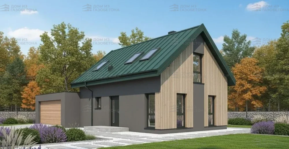 Проект Двухэтажный дом 8 на 11, 102 м2