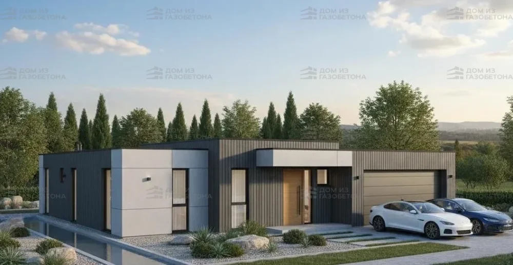 Проект Двухэтажный дом 13 на 11, 169 м2