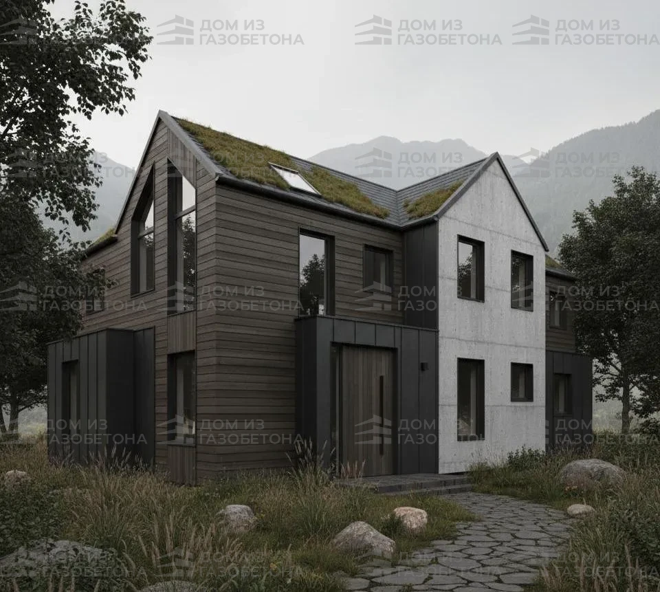 Проект Двухэтажный дом 8 на 14, 153 м2